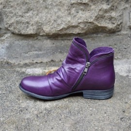 Casual Fashion Low Heel Winter Boots