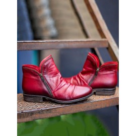 Casual Fashion Low Heel Winter Boots