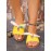 Tropical Plant Graphics Bowknot Vacation Beach Sandals