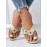 Vintage Floral Casual Wedge Flip-Flops