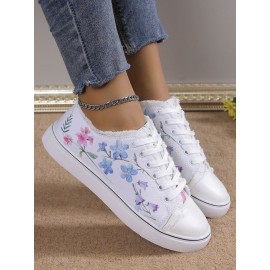 Fashion Floral Ultralight Breathable Sports Canvas Shoes