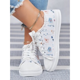 Floral Casual Canvas  Shoes