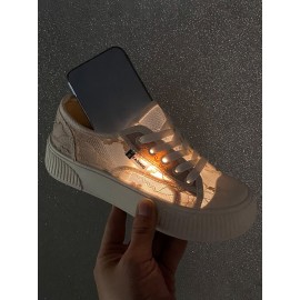 Airy Floral Lace Resort Flats