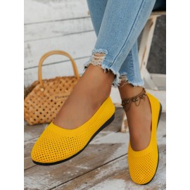 Breathable Hollow out Mesh Fabric Casual Shallow Shoes