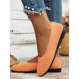 Breathable Hollow out Mesh Fabric Casual Shallow Shoes