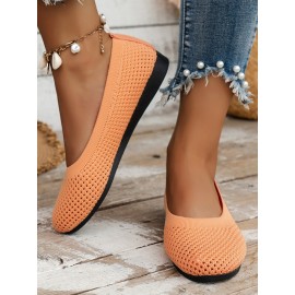 Breathable Hollow out Mesh Fabric Casual Shallow Shoes