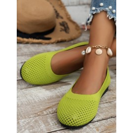 Breathable Hollow out Mesh Fabric Casual Shallow Shoes