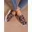 Casual Sunflower Non-Slip Slip On Flat Heel Deep Mouth Shoes Printing